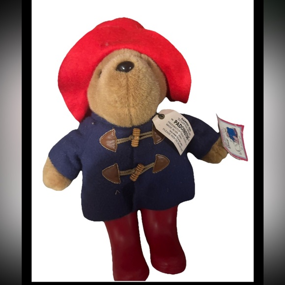 Paddington Bear Plush 15” 1999 Eden Toys Brown Hat & Coat Vintage Stuffed Bear - Picture 4 of 6